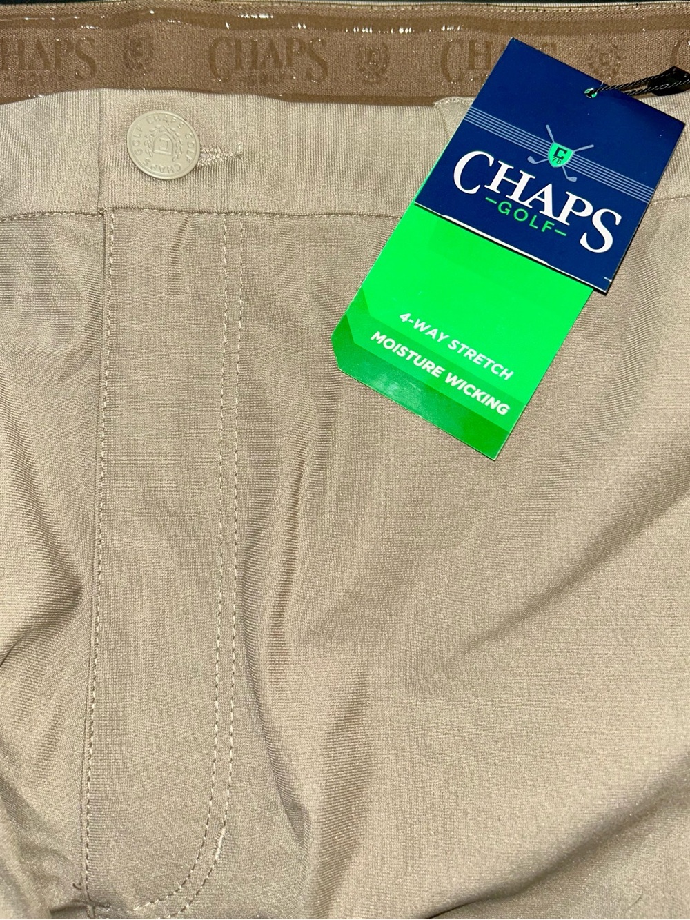 New Chaps Golf Cargo Performance Shorts- Size 40